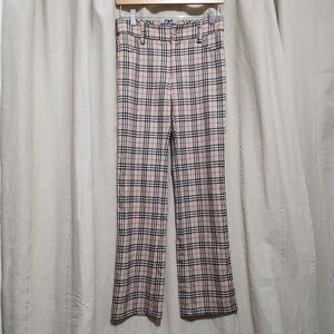 Burberry Nova Check Wool Pants Size 1